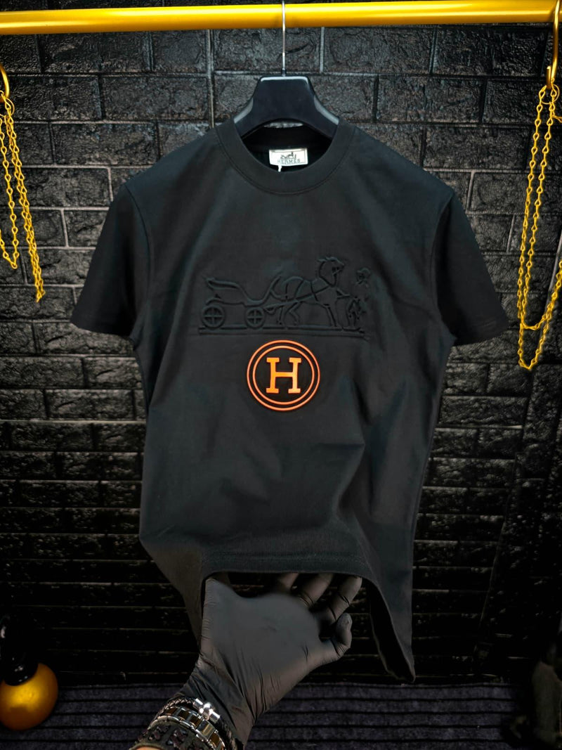 CAMISETA DA HERM€S (PRETO)