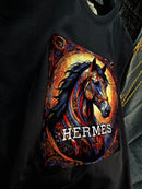 CAMISETA HERM€S 3D (PRETO)