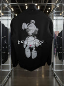 MOLETOM B@LENCI@G@ (PRETO)