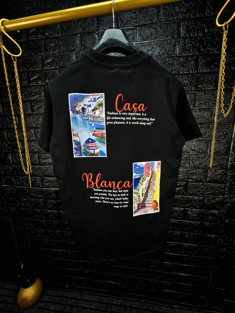 CAMISETA CASABLANC@ (PRETO)