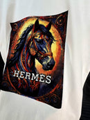CAMISETA HERM€S 3D (BRANCO)